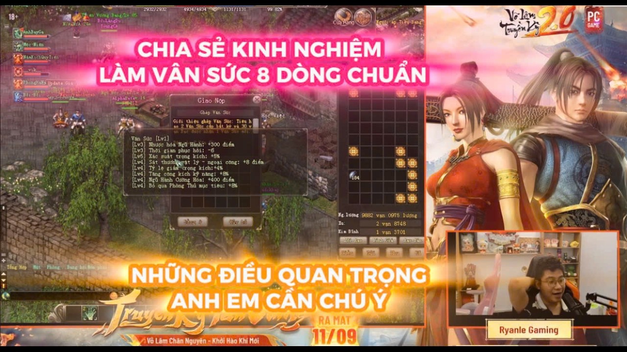 V&Otilde; L&Acirc;M TRUYỀN KỲ 2.0 PC : CHIA SẺ KINH NGHIỆM &Eacute;P V&Acirc;N SỨC 8 D&Ograve;NG - CẦN CHUẨN BỊ NHỮNG ĐIỀU QUAN TRỌNG