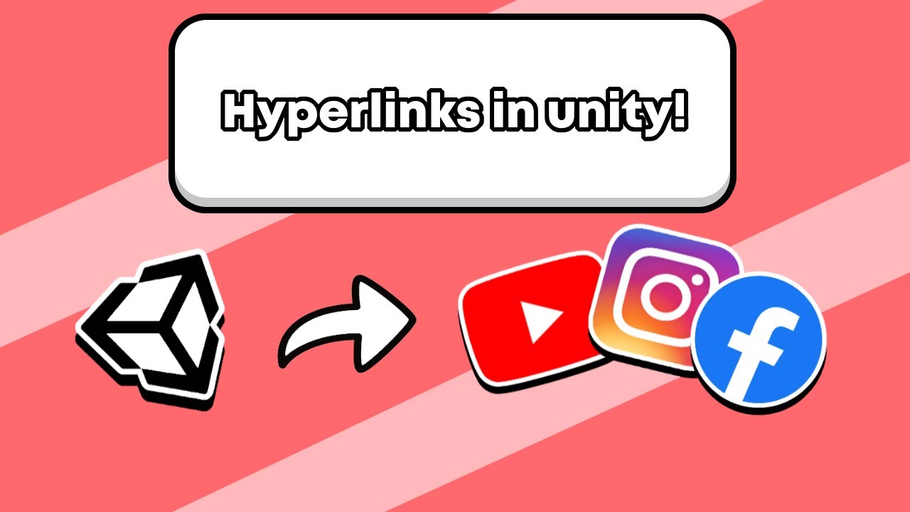 How to create social buttons in unity / How to make hyperlinks in unity - LoadCode