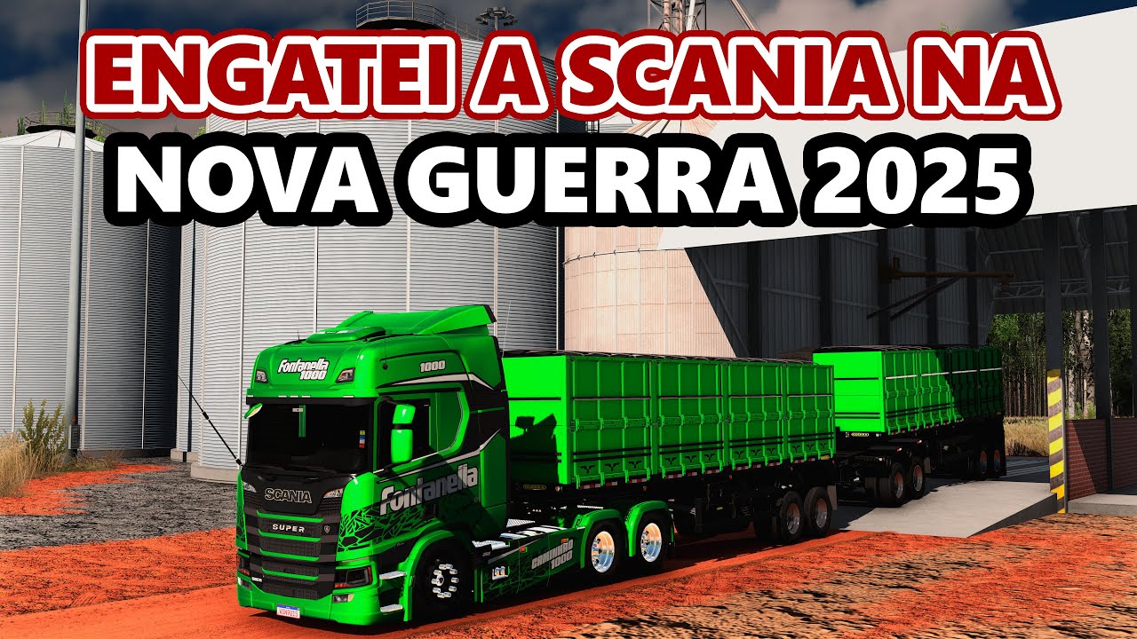 Scania 560r SUPER engatado no rodotrem GUERRA 2025  | Mapa Minas Gerais Ao VIVO!