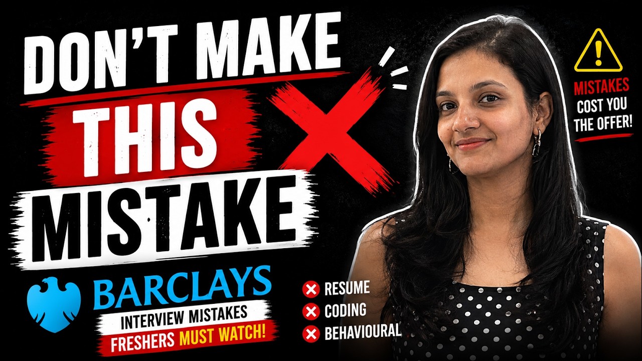 How to Crack Barclays ? Mistakes by Freshers, Work-Life Balance, Salary, Future | Techies Series