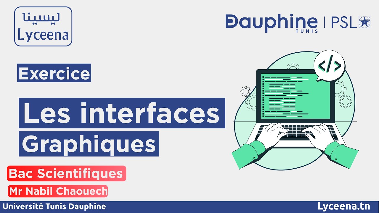 Les interfaces graphiques l Bac Scientifiques l Info