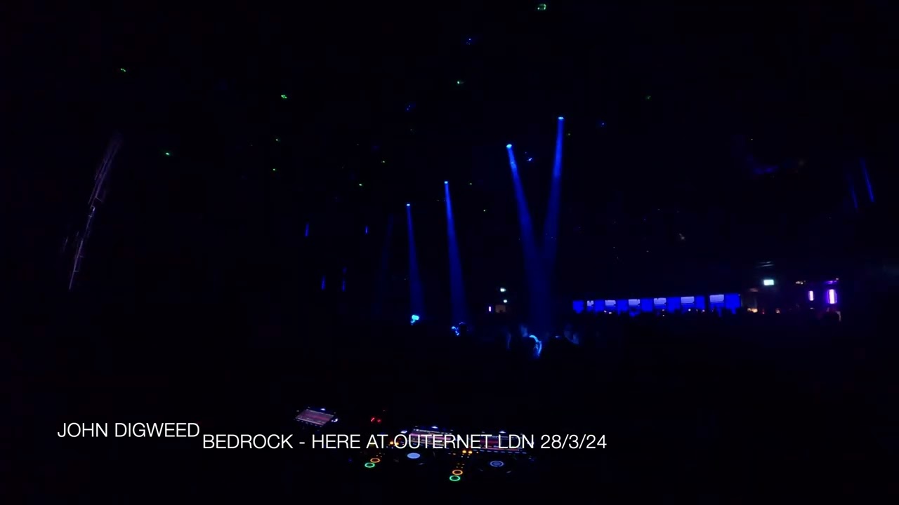 John Digweed Bedrock HERE at Outernet 28:3:24 London