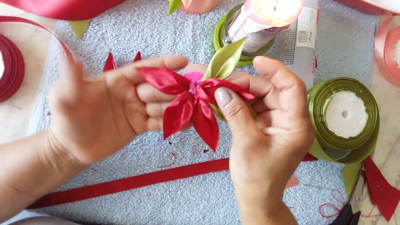 Flor para tiaras ou presilhas de cabelos