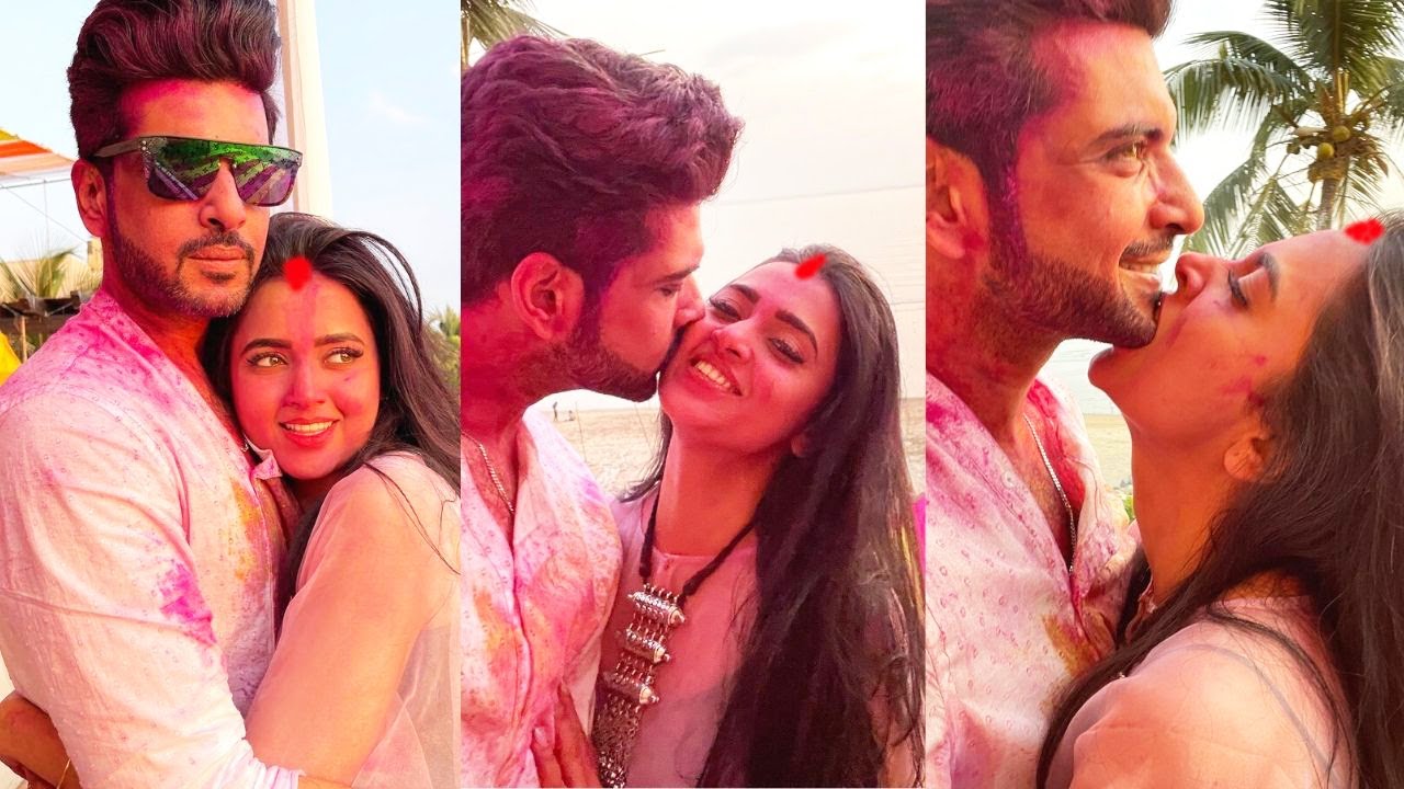 Tejasswi Prakash And Karan Kundra Holi Celebration After Their Secret Marriage