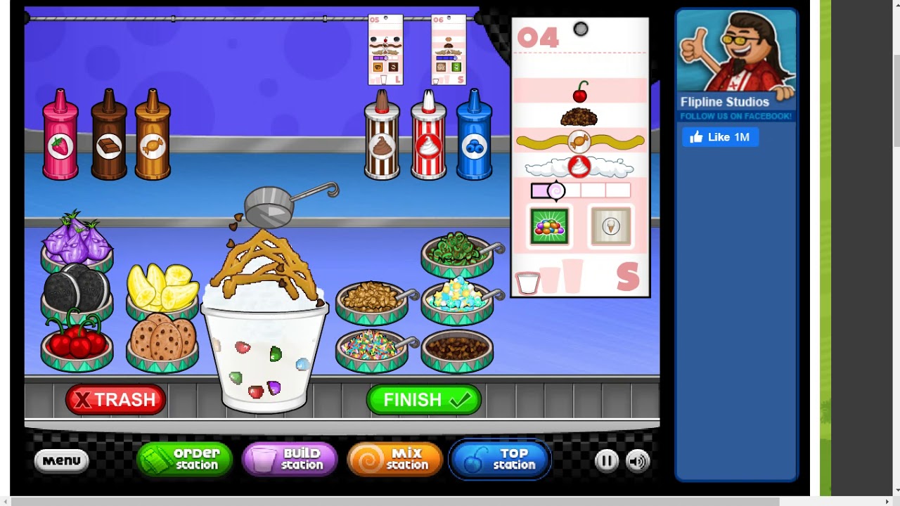 Papa Freezeria All Gold Customers+Unlocking Papa Louie