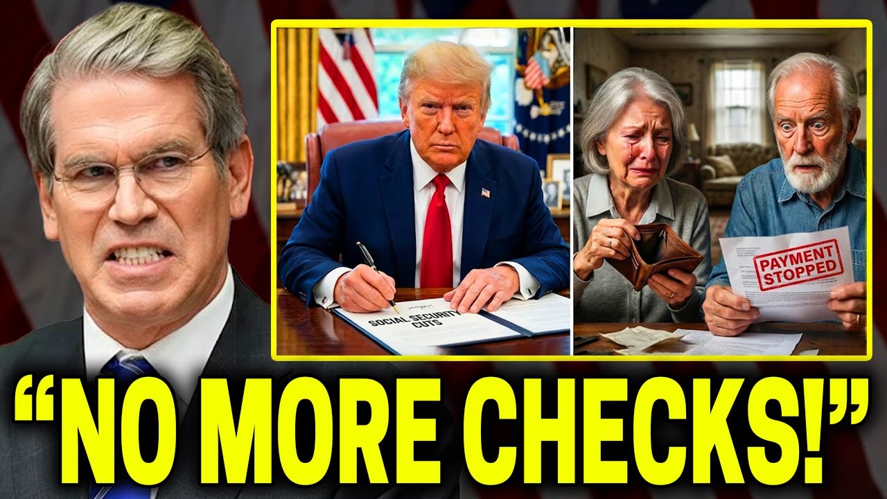 CHECKS STOPPED: Trump SIGNING Order To Cut Social Security? Seniors Panic! 📉