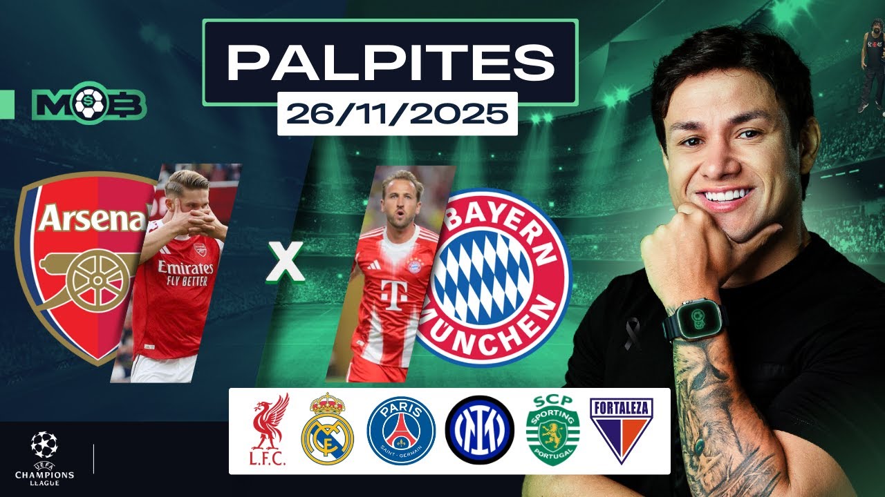 PALPITES DE FUTEBOL PARA O DIA 26 11 2025 + BILHETE PRONTO (QUARTOU NO MUNDO BET)