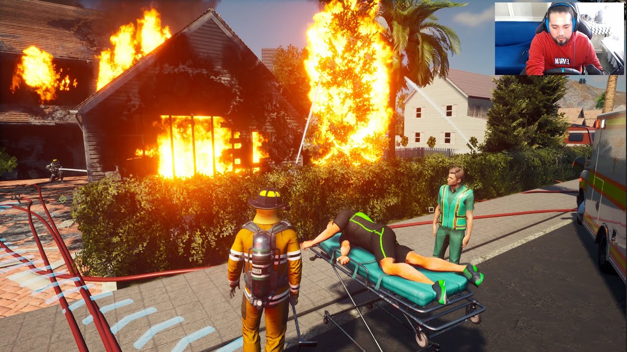 MI EQUIPO DE BOMBEROS SON TONTOS #1 Firefighting Simulator