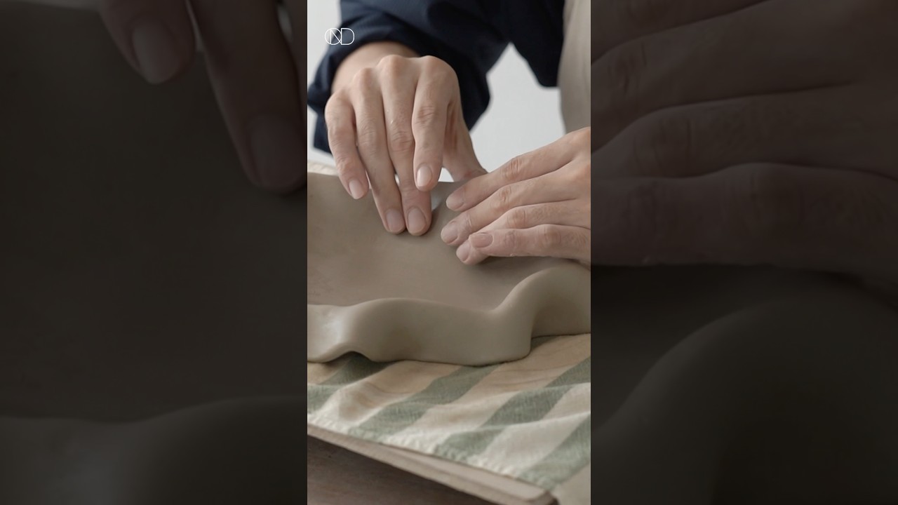 Making a Crumpled Ceramic Plate