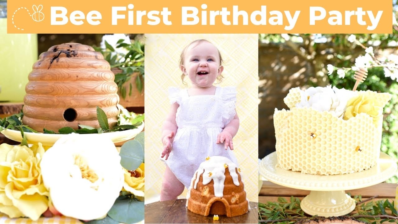 Bee Birthday Party Ideas | First Birthday Party | Cute Bee Cakes, Decorations, Party Favors & More!