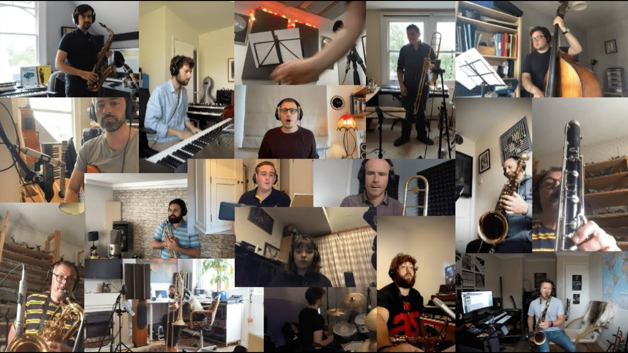 Swansea Uproar - Tom Smith Big Band Remote Recording! Feat Alex Garnett, Alex Ridout & Trevor Mires
