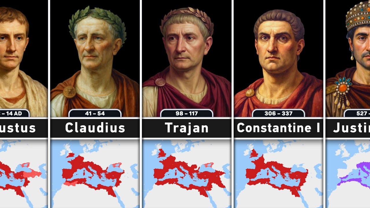 Timeline of Roman and Byzantine Emperors | Greatest Empire of All Time