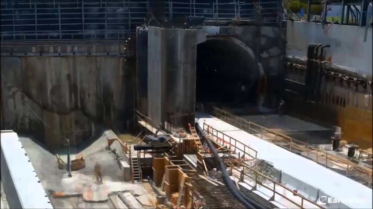 Port of Miami Tunnel Time Lapse Video
