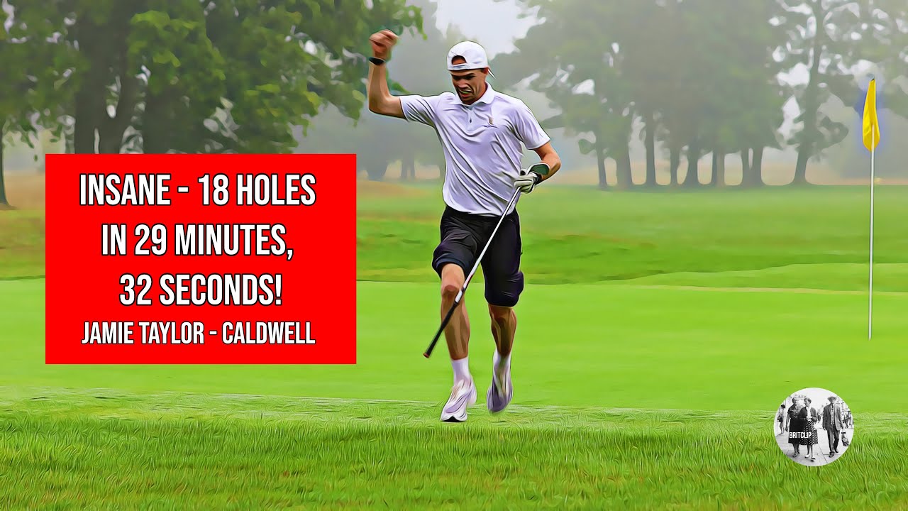 The fastest Speedgolf round ever - Jamie Taylor-Caldwell - 18 holes in under 30 minutes!
