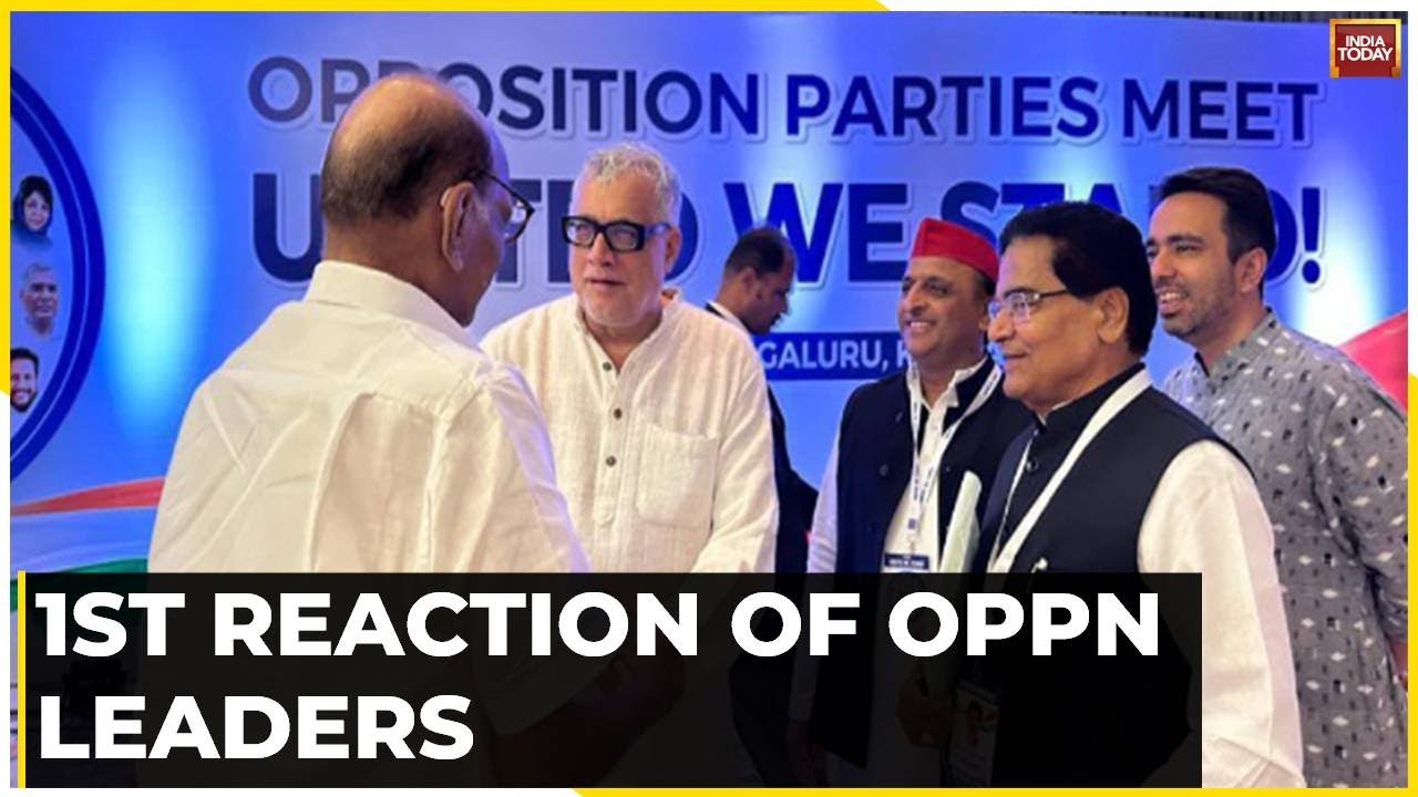 First Reaction Of Opposition Leaders From Key Meeting In Bengaluru