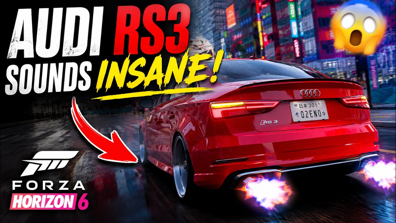 Audi RS3 Sounds INSANE 🔥 | Forza Horizon 6