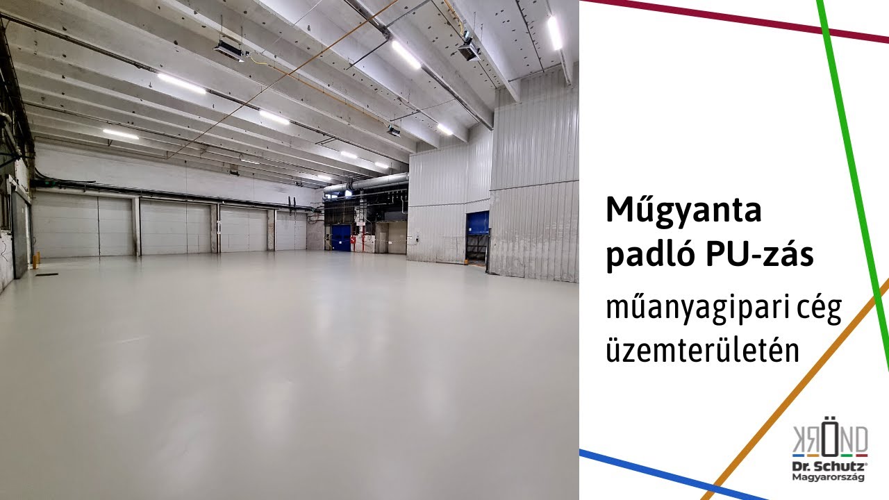 Ipari műgyanta padló helyreállítása | Dr. Schutz – EP Prime + PU Color + PU Sealer (+DuroPlus)
