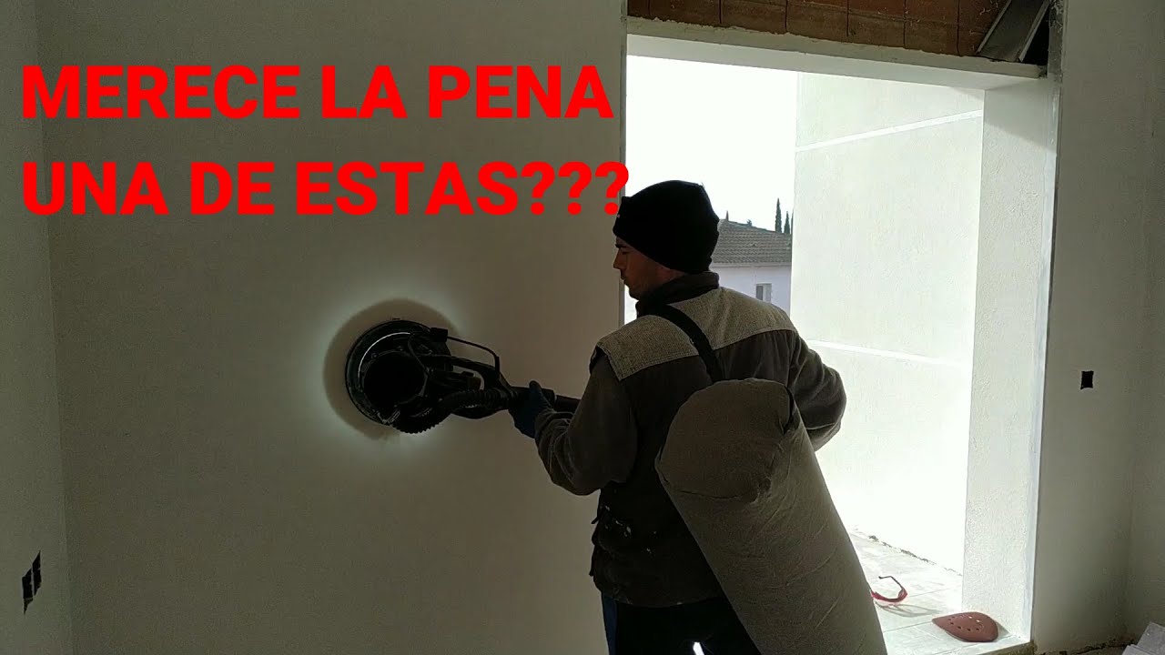 Lijadora circular para techo y pared.
