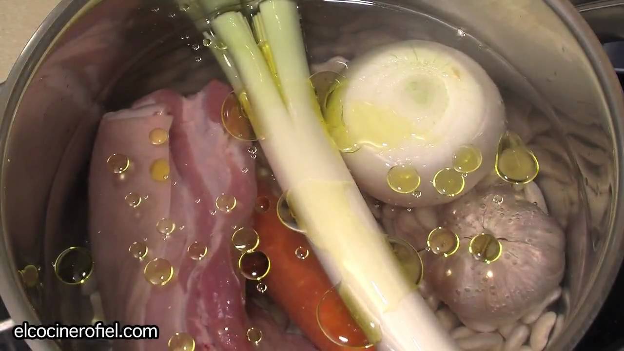 EL COCINERO FIEL # 200 - ALUBIAS CON TOCINO (MONGETES DEL GANXET)