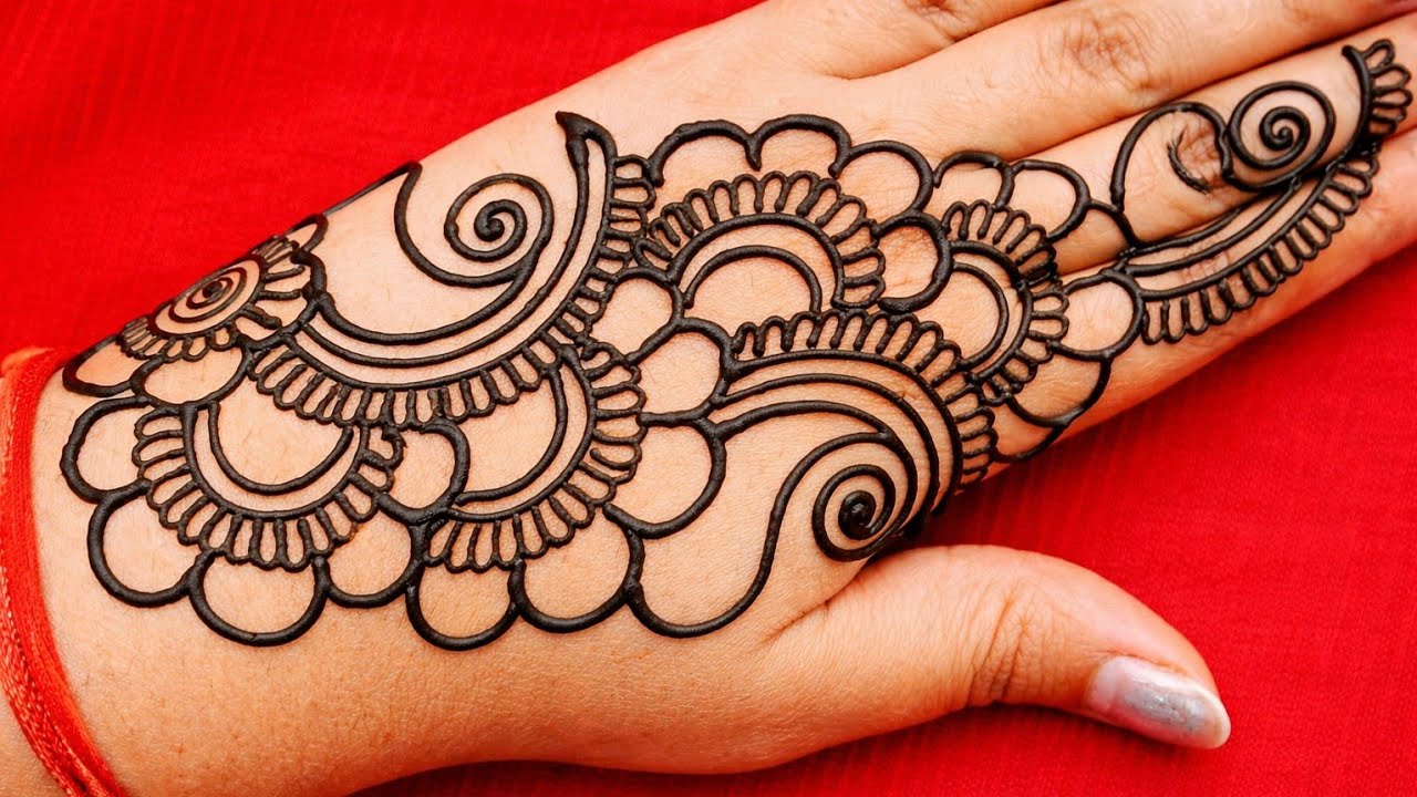 No Practice Needed 😱 Easy Mehndi for Beginners| mehndi| mehndi ka design| Anyone Can Try| heena| Eid