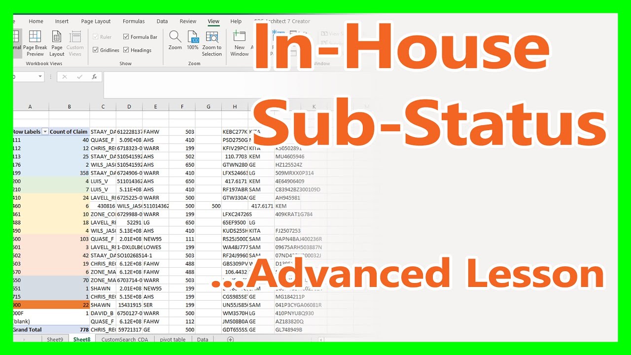 [CDA Training] CDA Software Sub-Status Advanced (Quick) Overview