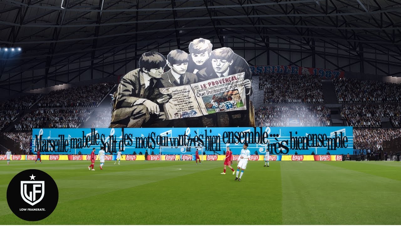 Olympique Marseille Tifo The Beatles PES 2021 & FL  26