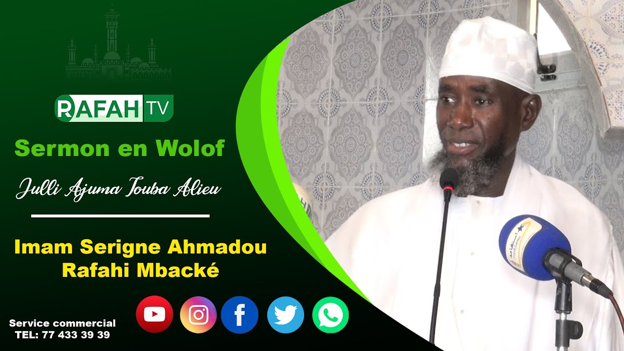 Khoutba S Ahmadou Rafahi Mbacke du 08 novembre 2024 : Léwét moy jikkoy jullit dëg….