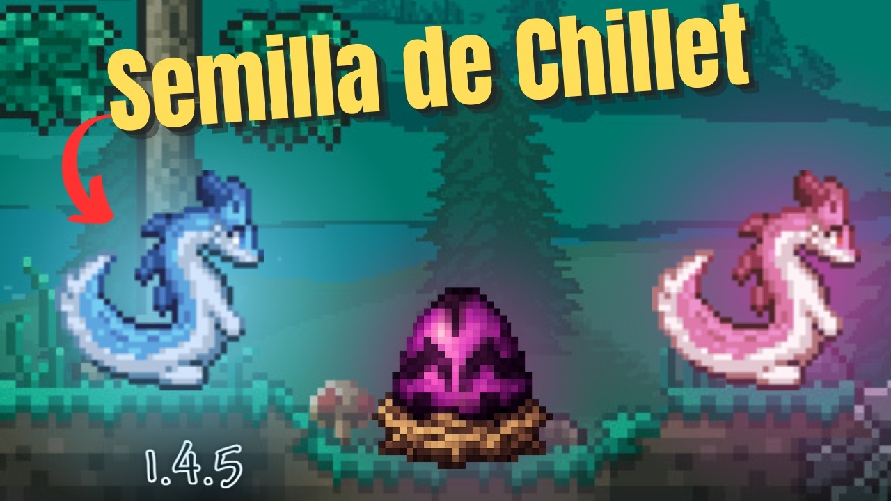 ¡Consigue a los CHILLETS de Palworld en Terraria 1.4.5! (Semilla Exacta) 🥚