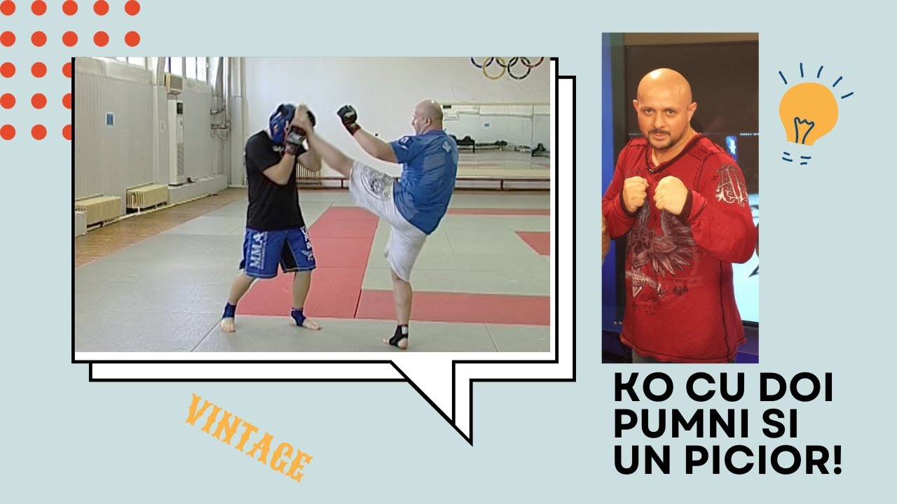 Vintage KO cu doi pumni si un picior