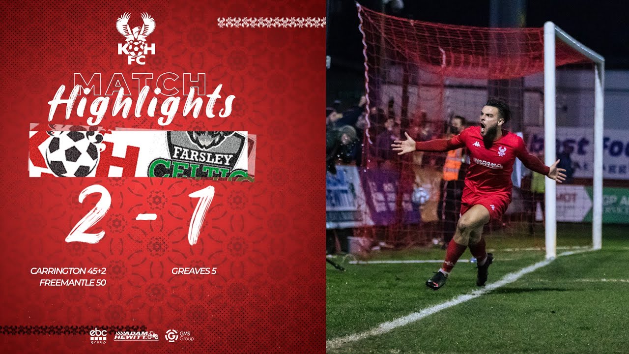 Match Highlights: Harriers 2-1 Farsley Celtic