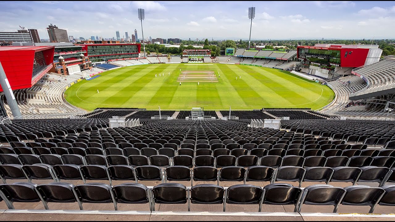 GL events UK temporary grandstand installation for Lancashire County Cricket Club