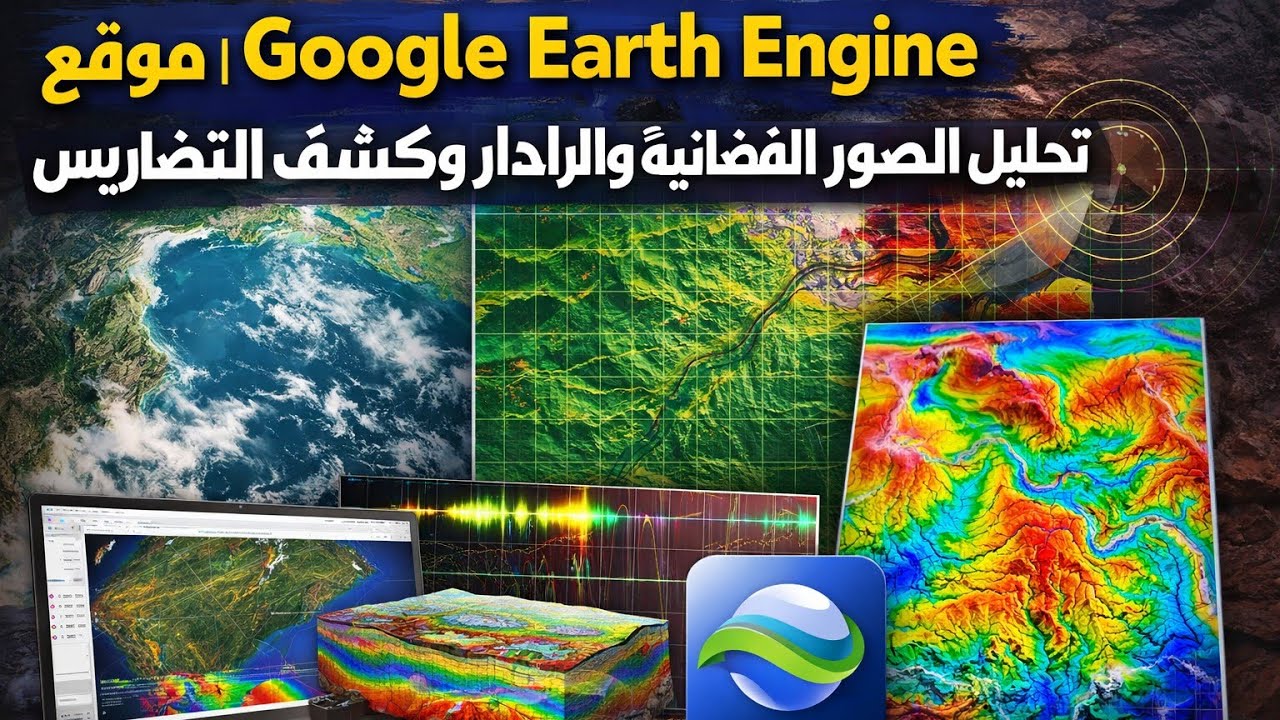 موقع Google Earth Engine  | تحليل الصور الفضائية والرادار وكشف التضاريس 