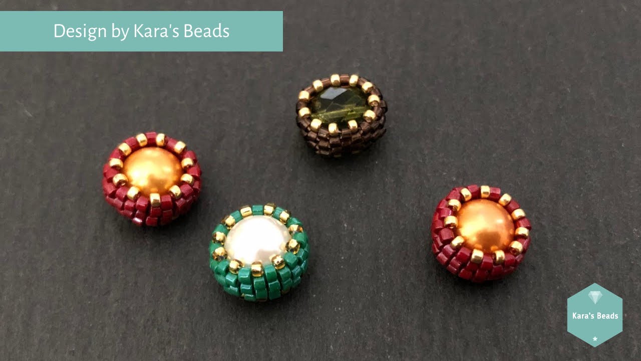 Bezel No. 5 | 8 mm Round Bead Bezelling Tutorial  DIY & Crafts