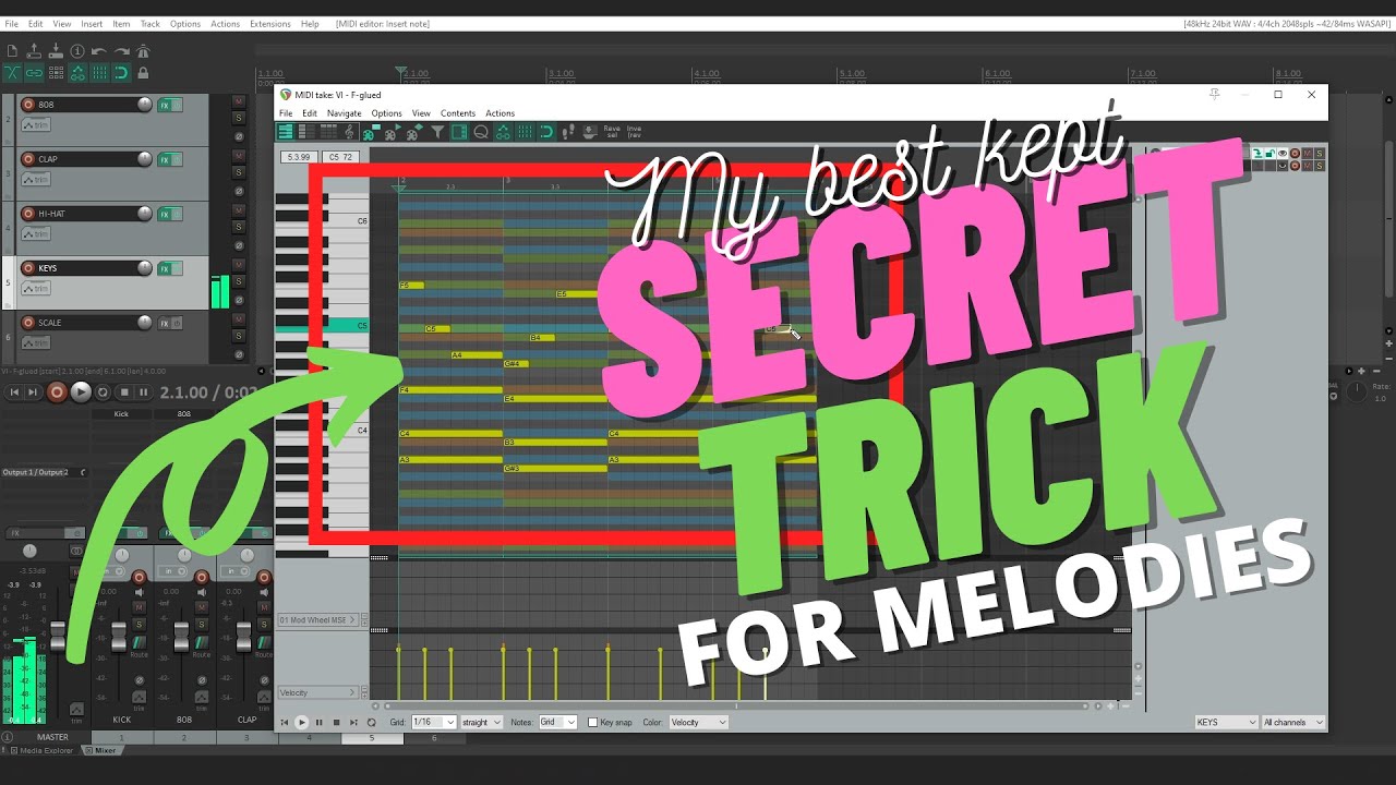 How To Make BEAUTIFUL MELODIES (Without Music Theory) | FREE Midi Pack!