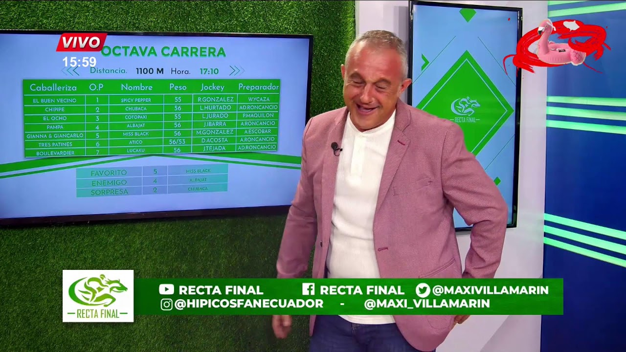 PREFERIDOS Y PRONÓSTICOS PARA ESTE DOMINGO 22 DE FEBRERO EN EL HIPODROMO MIGUEL SALEM DIBO