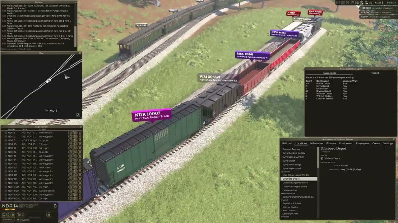 Let's Play Railroader 4K S1/F191 - Erste Fracht über den Red Marble Pass: eine knappe (Fracht-)Kiste