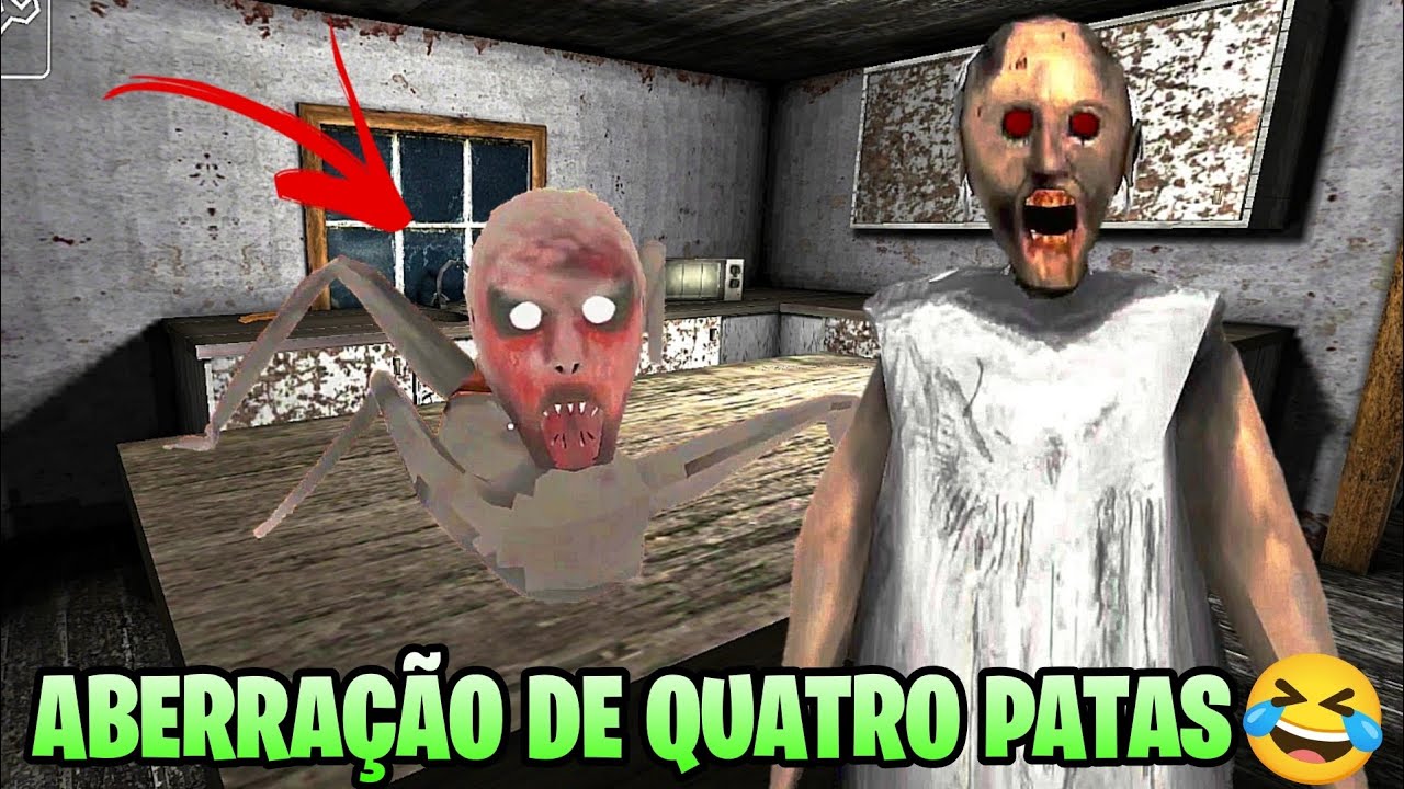 Jogando Granny 2 com o filho da Slendrina na casa *MODO HARD - GRANNY DA ZUEIRA