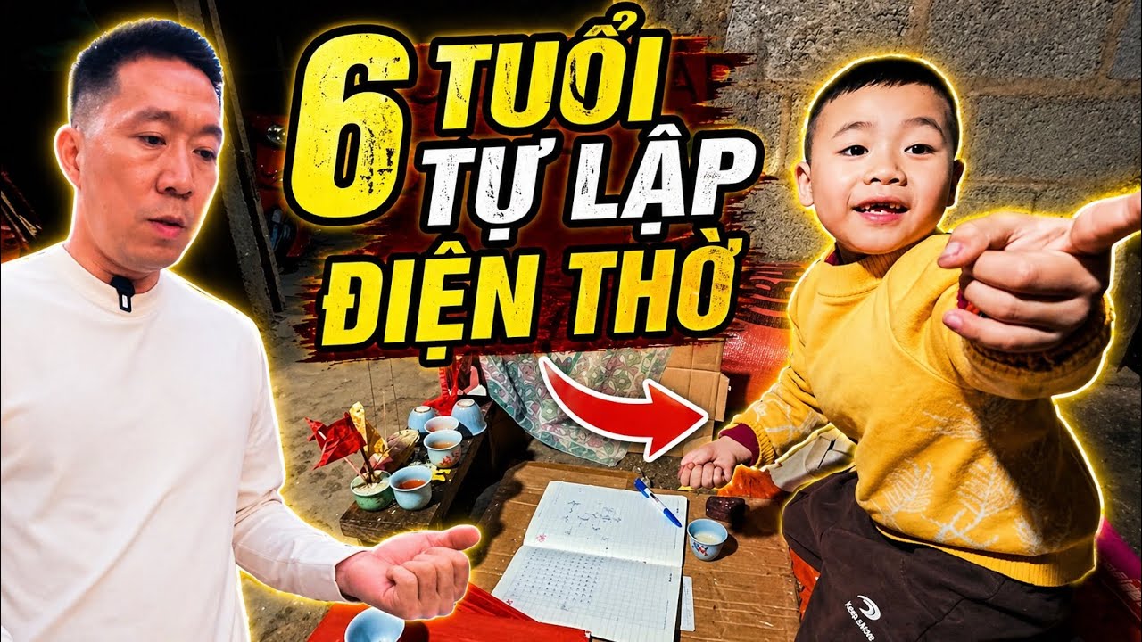 Đến nhà Bé 6 tuổi viết CHỮ NHO trước khi biết ĐÁNH VẦN
