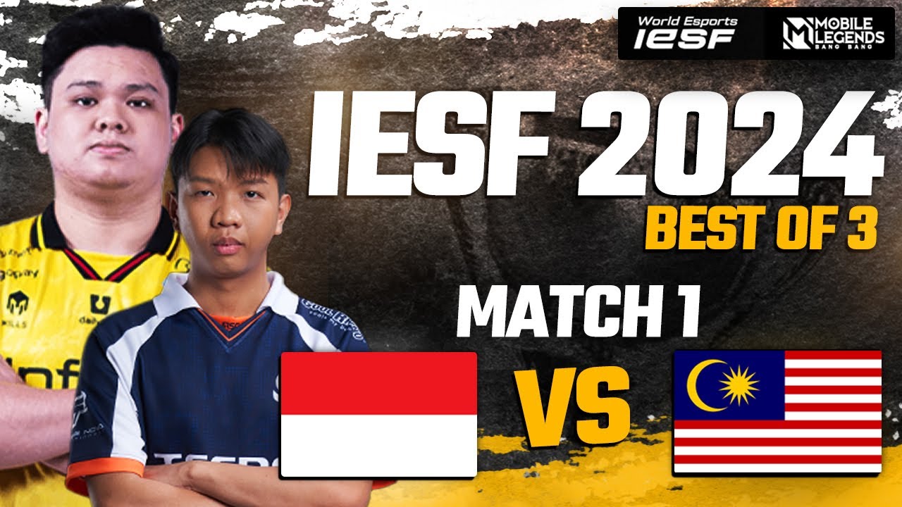 INDONESIA vs MALAYSIA - MATCH 1 | GROUP STAGE | IESF ASIA REGIONAL QUALIFIERS 2024