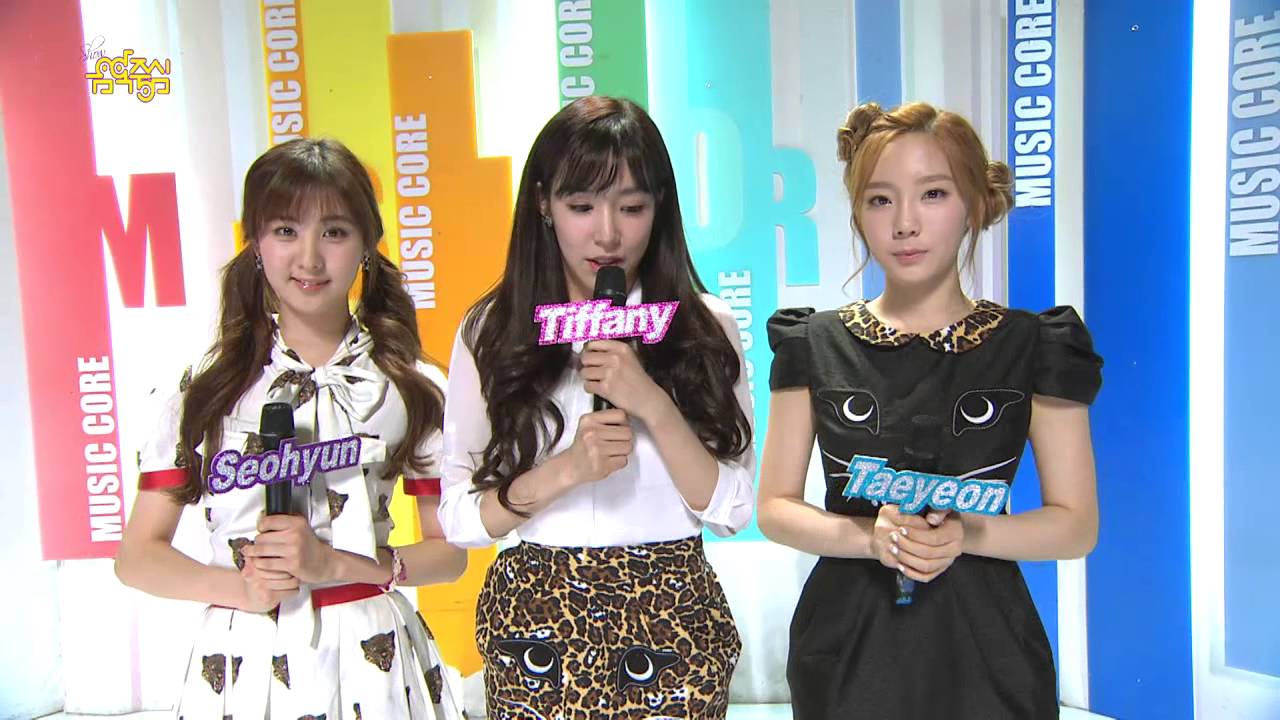 【TVPP】SNSD-TTS - Drops out of Show Music core, 소녀시대-태티서 - 음악중심 MC 막방! 마지막 인사 @ Show Music core