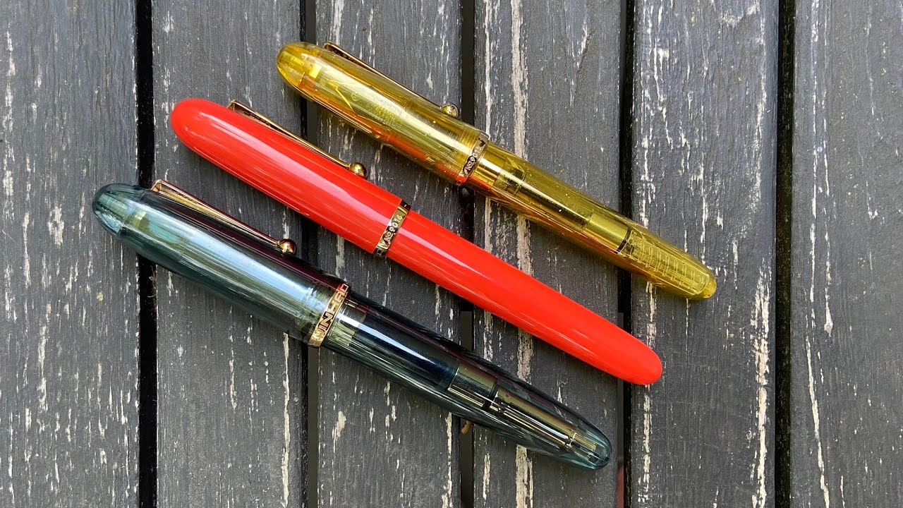 Сравнение трёх ручек Jinhao Dadao: Jinhao 9019, Jinhao 9016 и Jinhao 9013