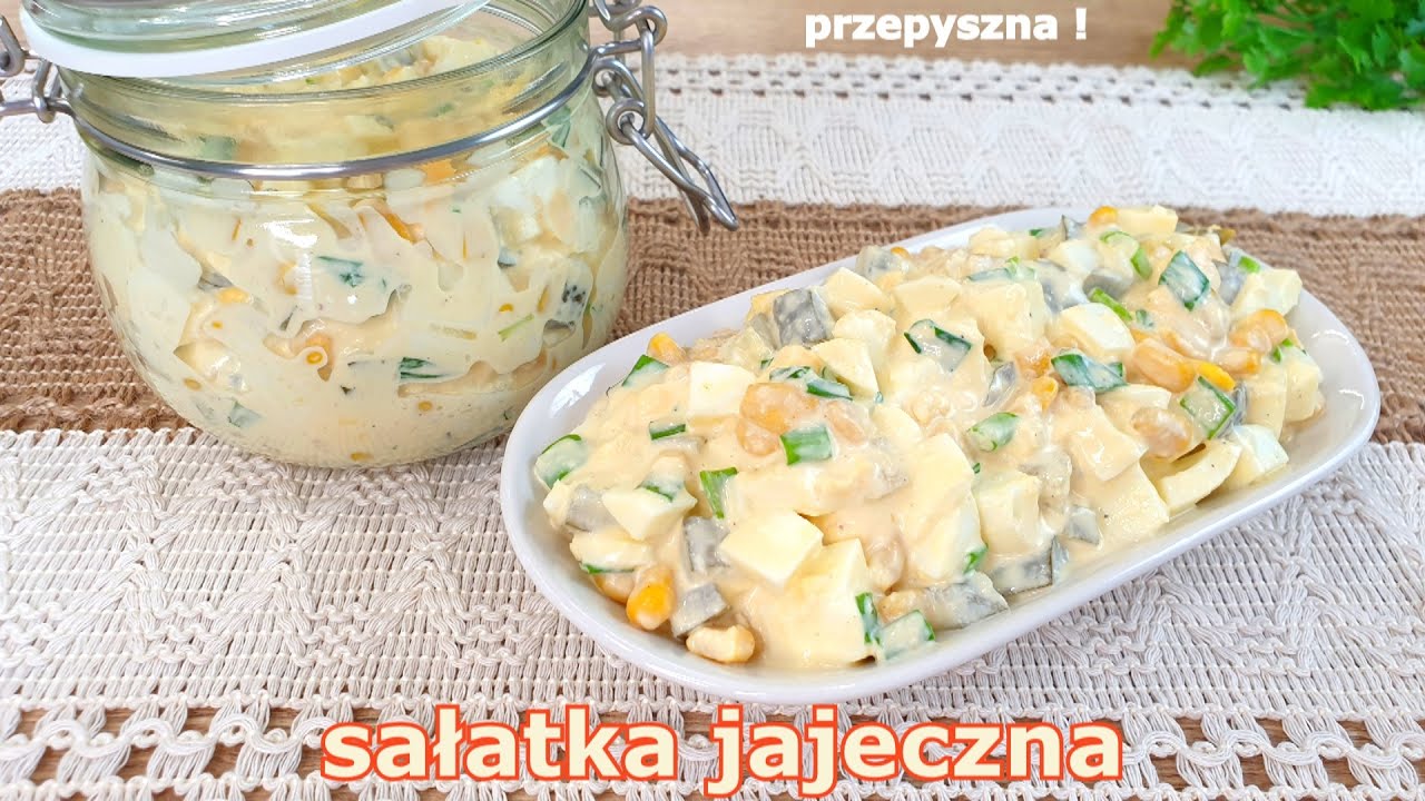 Obłędnie pyszna SAŁATKA jajeczna 👌 na co dzień i od święta - idealna na świąteczny stół 👍 Wielkanoc