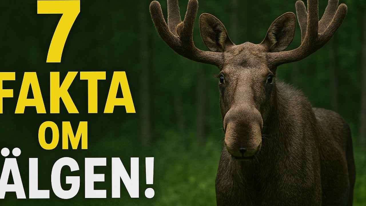 Fakta om &auml;lgen: Sveriges skogskung🦌🌟