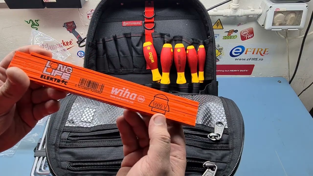 Cel mai tare rucsac pentru electricieni VETO PRO PAC Wiha Collectors Edition