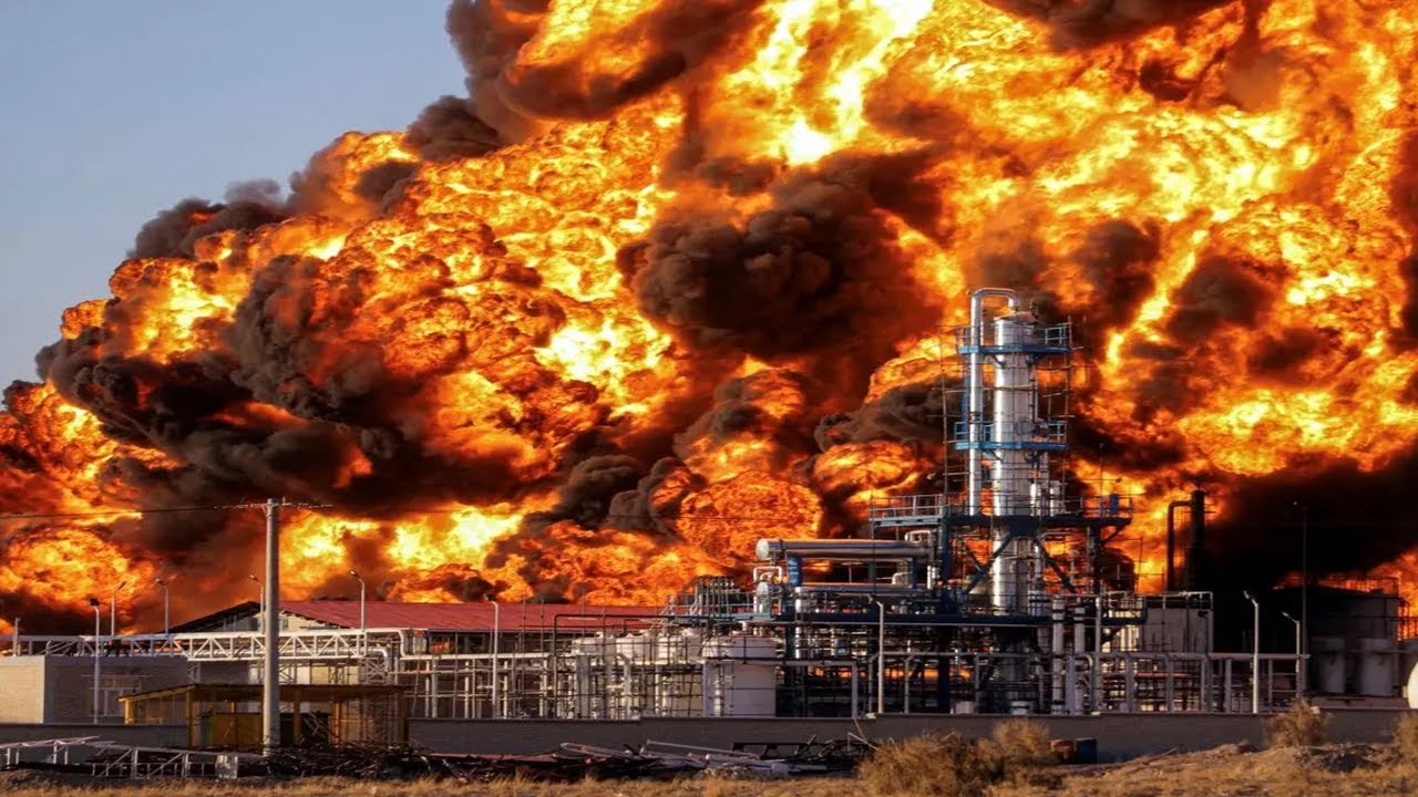 НЕГДЕ СКРЫТЬСЯ - УКРАИНСКИЕ БЕСПИЛОТНИКИ НАНЕСЛИ УДАР ПО РОССИЙСКОМУ НЕФТЕПЕРЕРАБАТЫВАЮЩЕМУ ЗАВОД...