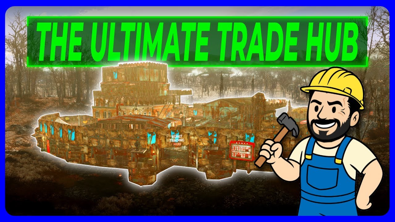 I Turned Egret Tours Marina Into the Ultimate Trading Hub | Fallout 4
