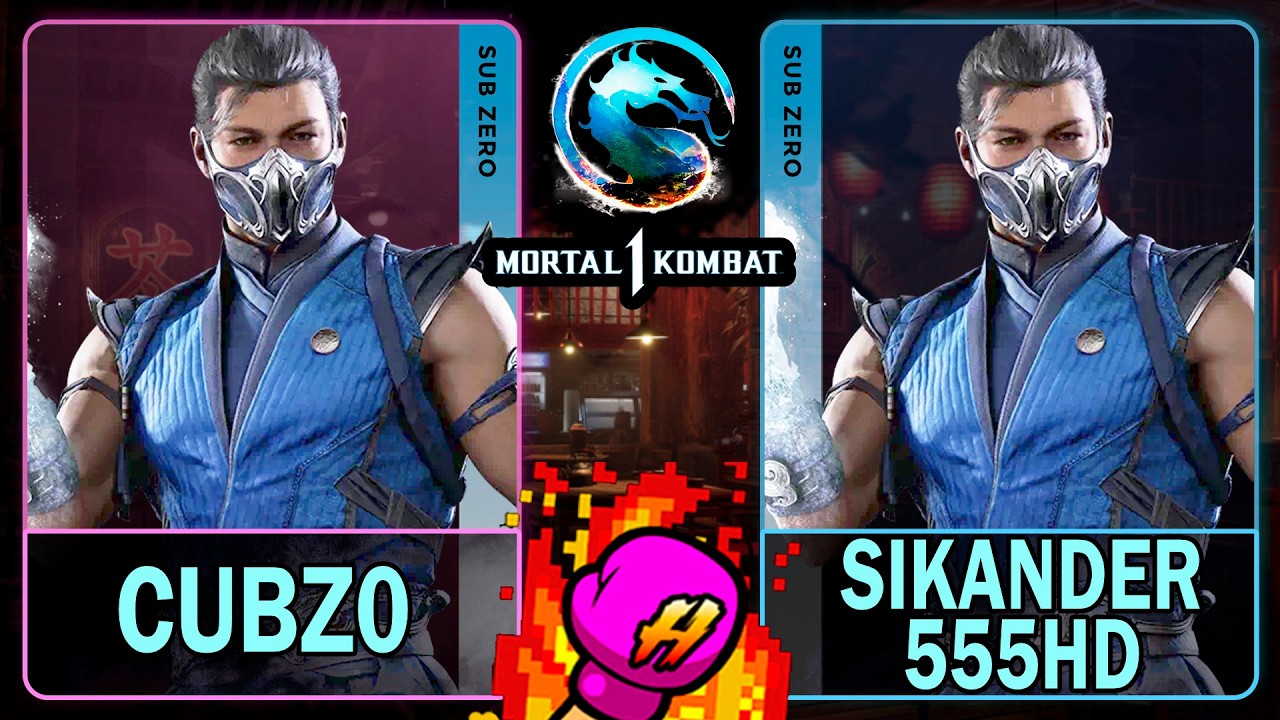 MK1 CubZ0 (SUB-ZERO) VS Sikander555HD (SUB-ZERO)🥊Mortal Kombat 1🥊4K 60ᶠᵖˢ