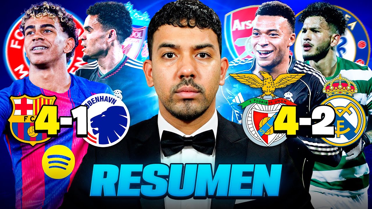 LA CHAMPIONS LEAGUE DEJÓ SORPRESAS Y TODOS LOS COLOMBIANOS CLASIFICARON SIENDO PROTAGONISTAS