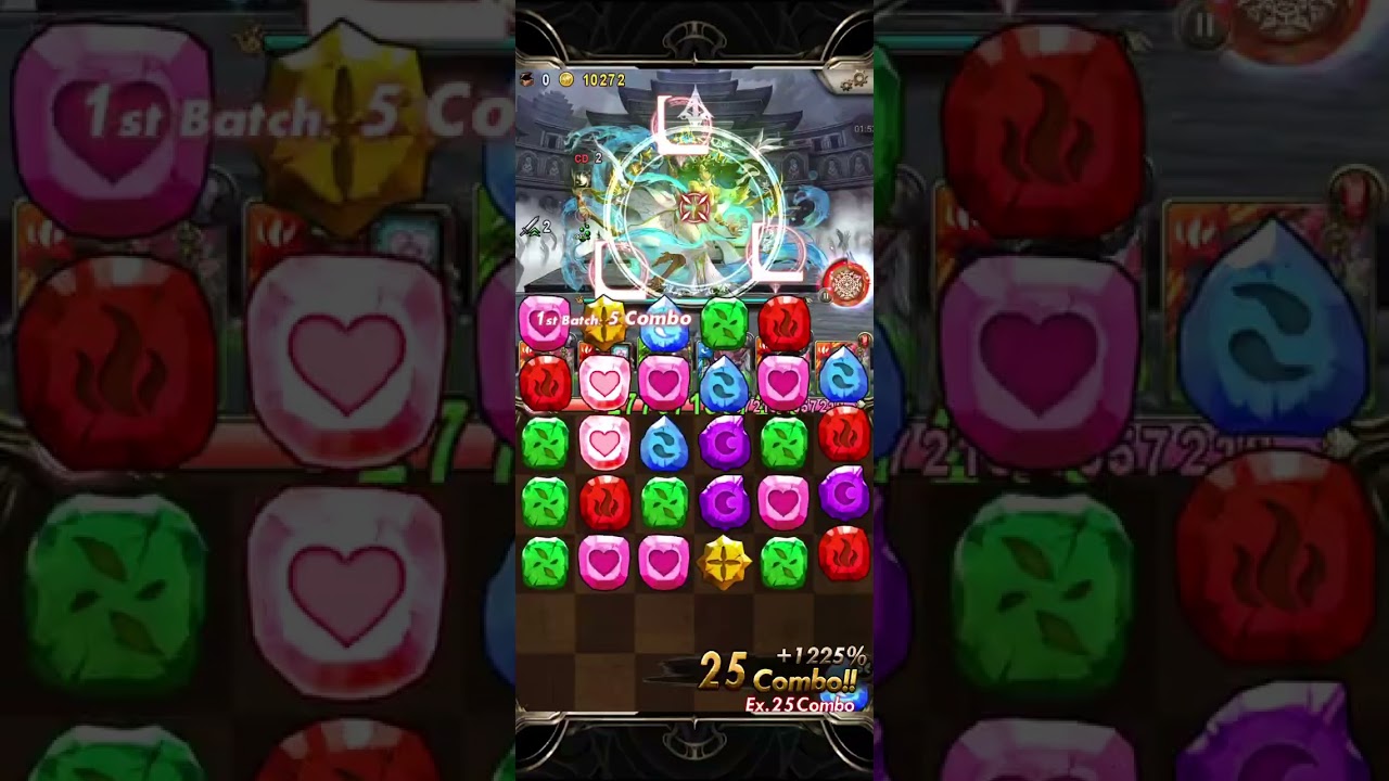 神魔之塔 全新地獄級 〔名為支配的愛 地獄級〕黑金卡 曼陀羅隊伍 開大砲+開技劇本✌️，驚險0石通關，4分11秒通關，〔水屬性  萬法根念•阿賴耶識〕。