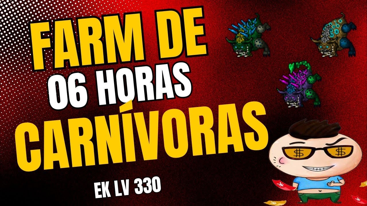 Tibia - Profit nas Carnívoras surpreende em 06 horas